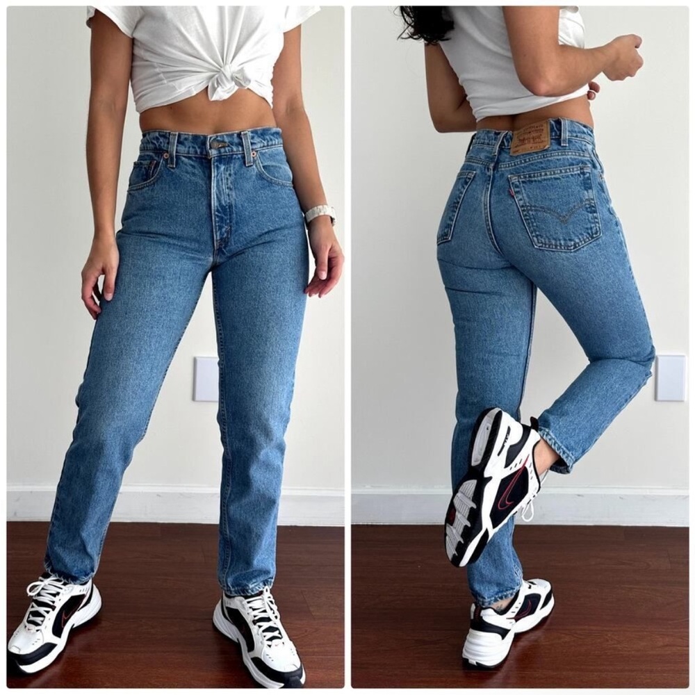 Vintage Levi’s 550 Blue Denim Jeans thrifted